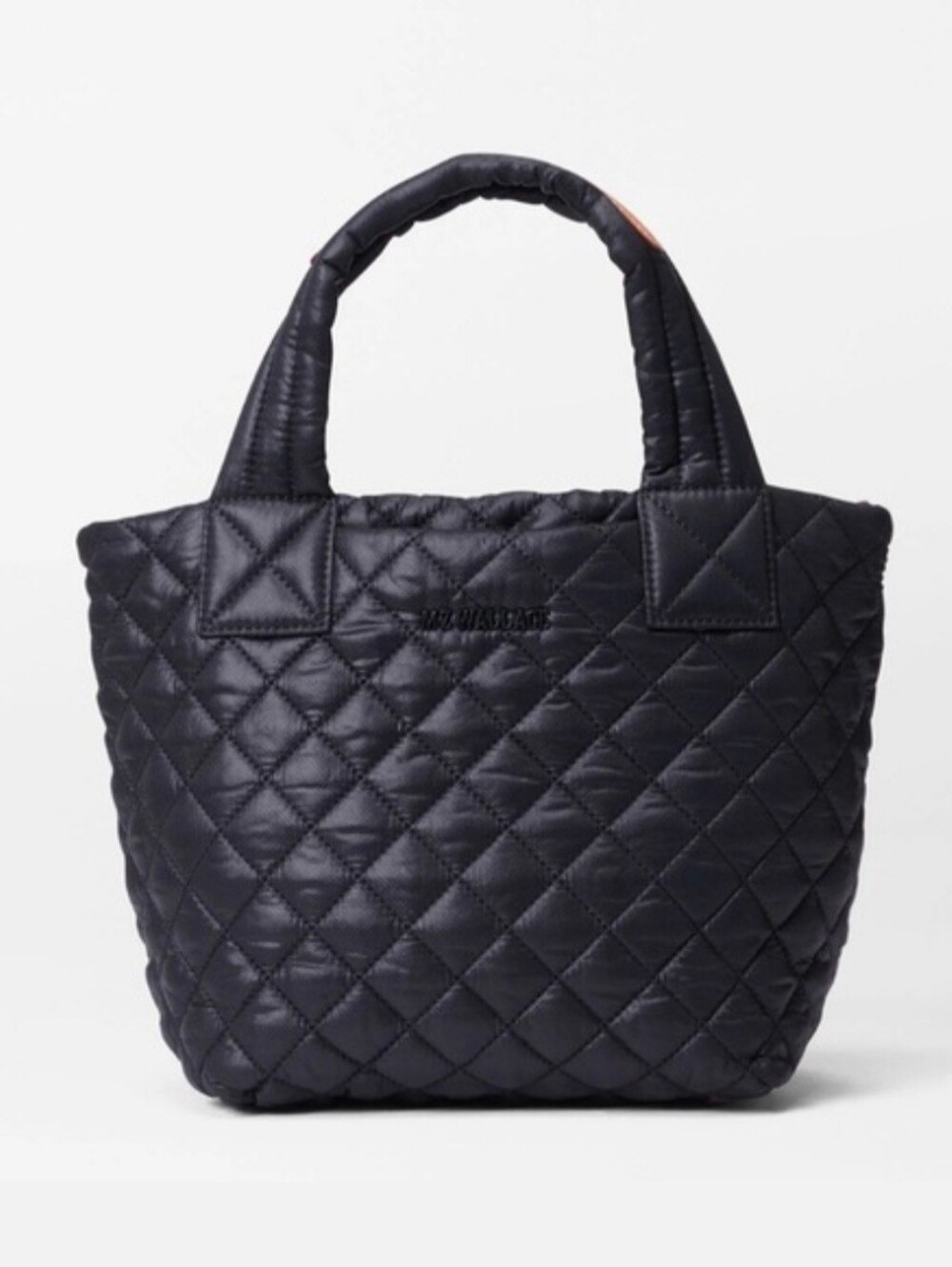 MZ Wallace Quilted Metro Black Tote Bag w/handles & Crossbody Strap - Picture 2 of 13